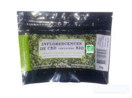 Inflorescences trim de fleurs de Cannabis sativa CBD certifiées BIO - Le Canebier au Provence